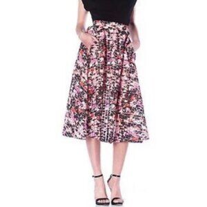 Sam Edelman Enchanted Kiss Organza Full Floral Skirt Size 4